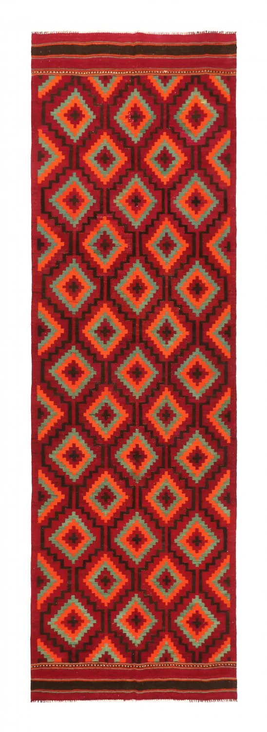 Orientalsk kelimteppe 497 x 153 cm (Størrelse: 497 x 153 cm)