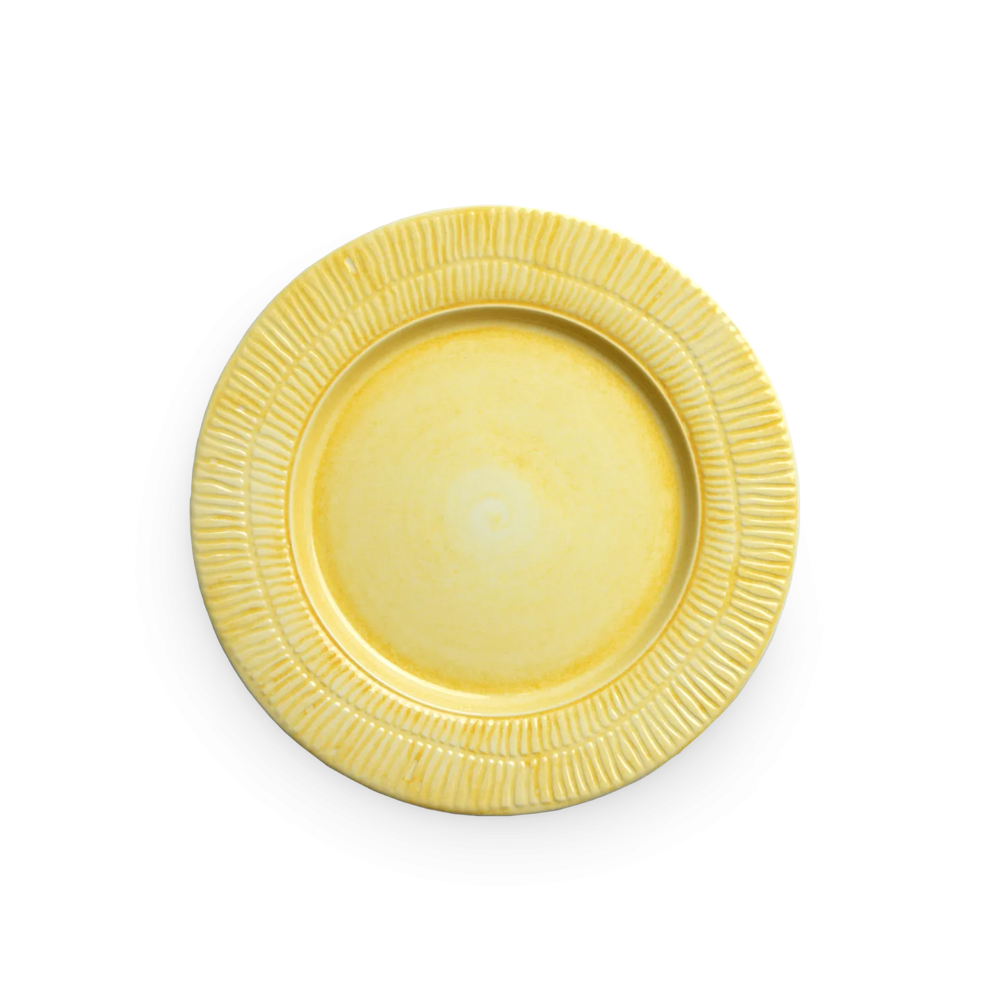 Mateus - Stripes Tallrik 28 cm Gul - Mattallrikar - Filippa Burenstam Linde - Gul