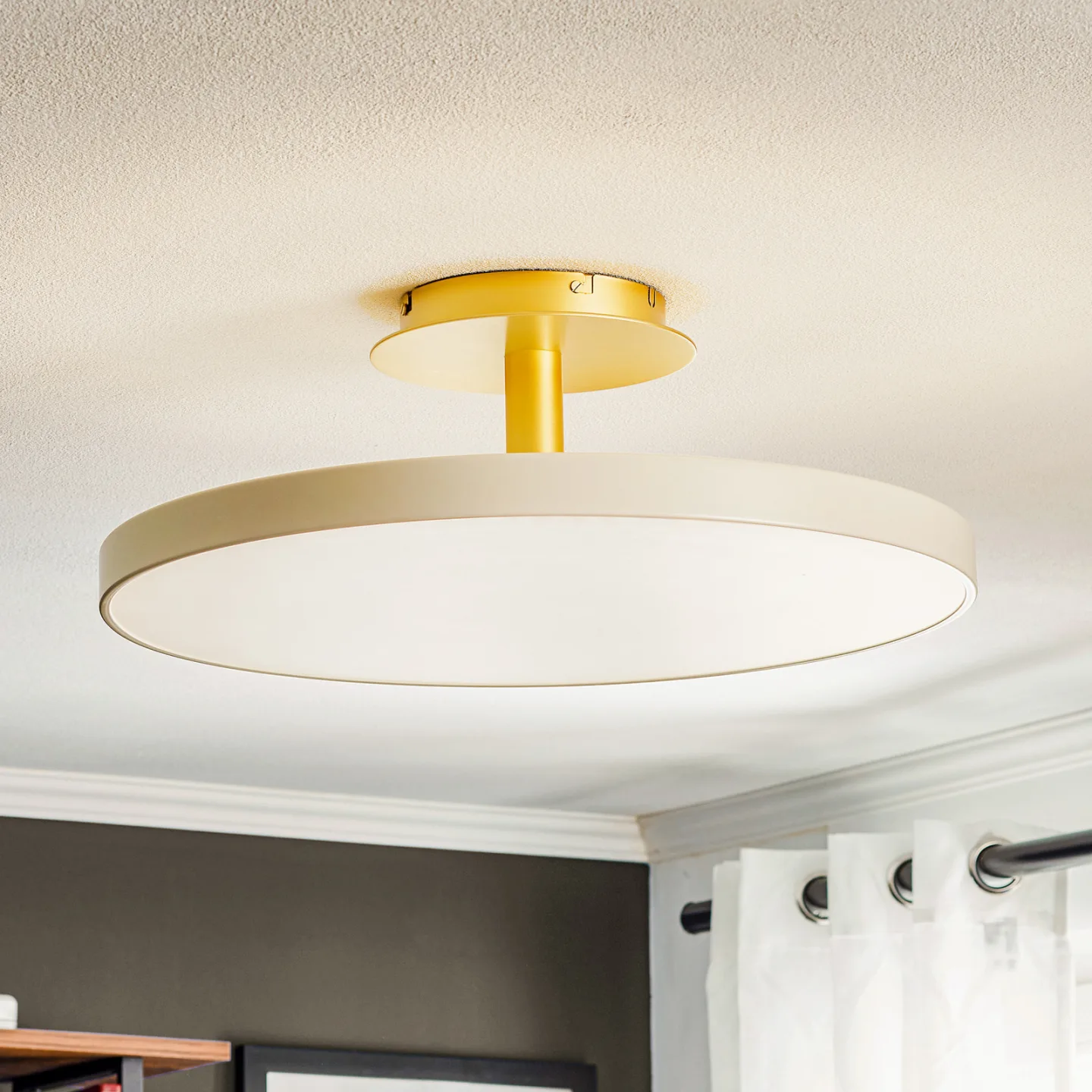 Asteria Up Loftlampe Pearl White - UMAGE Asteria Up Large - Stue - Design - Metal - Med afstand