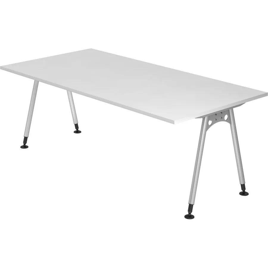 Schreibtisch Office weiss Holzwerkstoff B 200 T 100 cm
