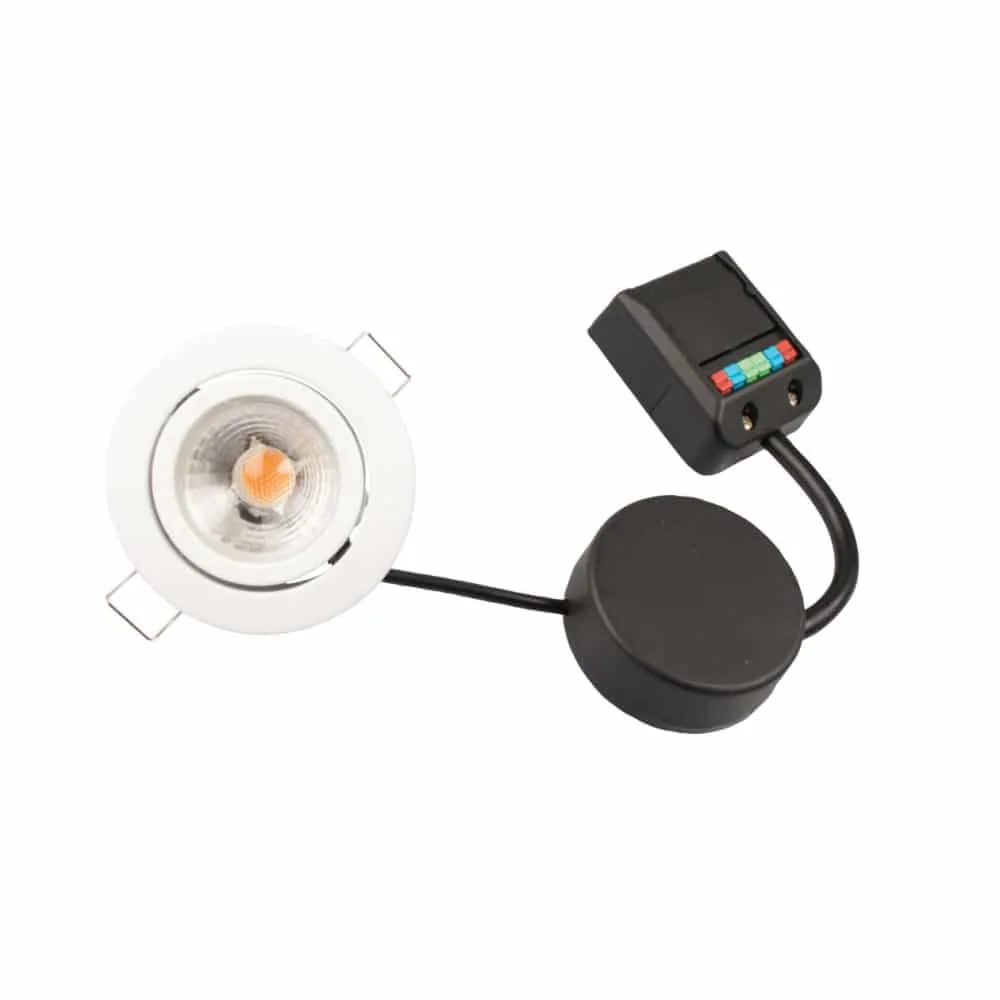 Claudia Spot 65mm IP44 940 Borstad aluminium