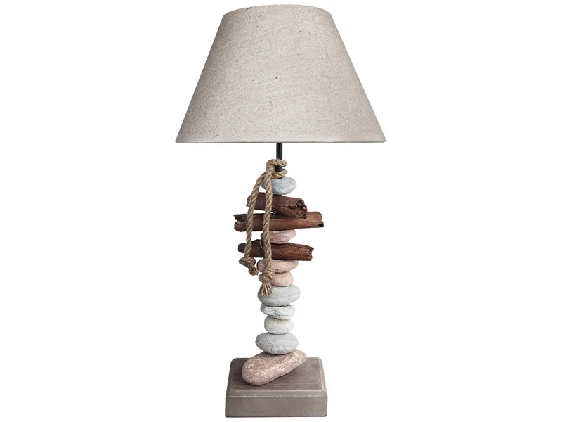 Tischlampe LED BENODET 58cm 40W taupe