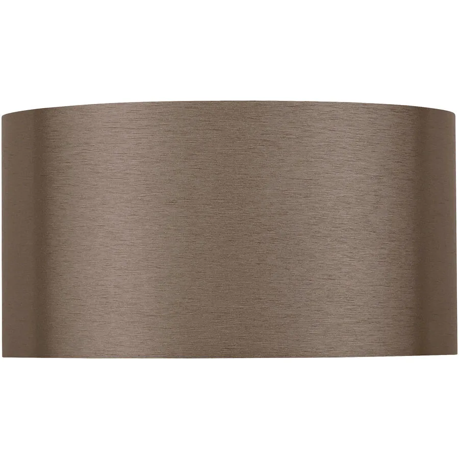 Wandlampe Pure Braun Aluminium/Stahl 15 cm 8 cm - LED - Lichtfarbe: Extra warmweiss - LED Energiesparlampen