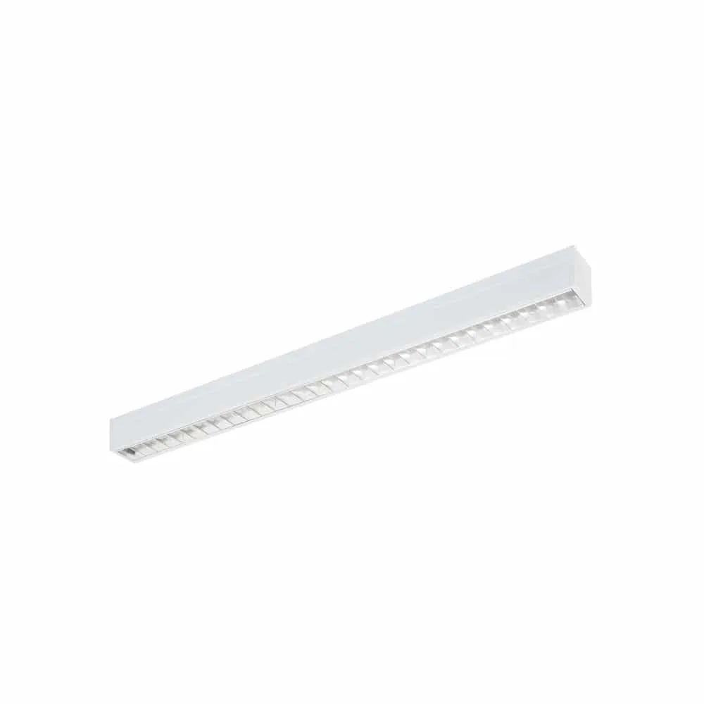 Sylvania Rana Linear Surface&Suspended 3Klm 3000K Louvre+Prismatic Vit