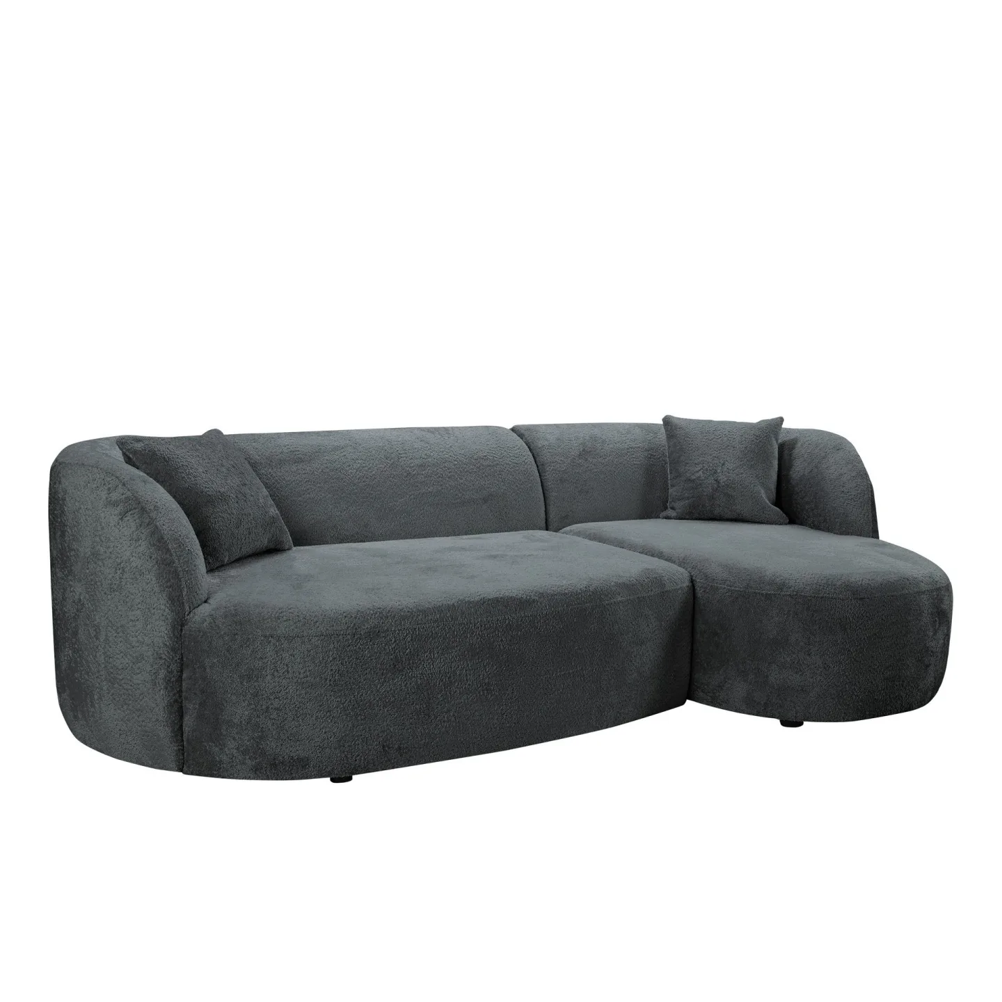 Rylian 3-sits Soffa med divan - mörkgrå