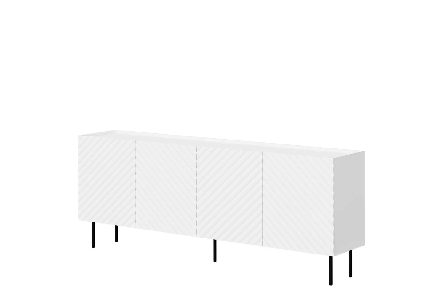 Munkedal Byrå 200 cm - Vit