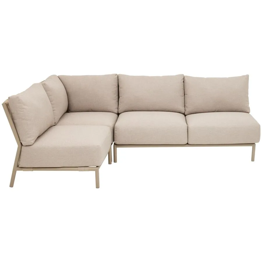 Gartenlounge Tirana Beige Stahl T 155 H 72 cm