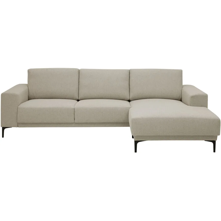 Ecksofa Bivio Rechts Polyester/Polypropylen Beige B 280 T 152 cm - Möbel Konfigurator: Traummöbel individuell zusammenstellen