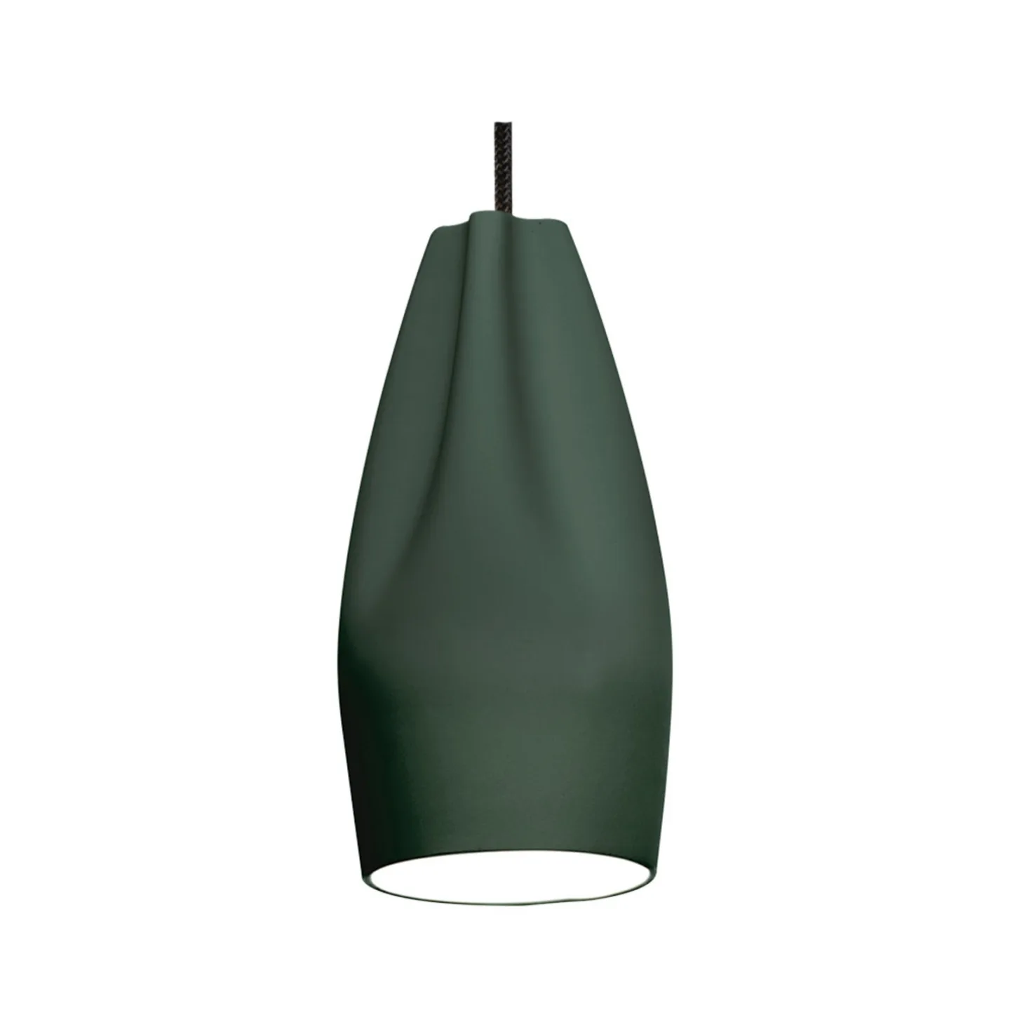 Pleat Box 13 LED Pendelleuchte Dunkelheit Grün/Weiß - Marset - Wohnzimmer - Keramik