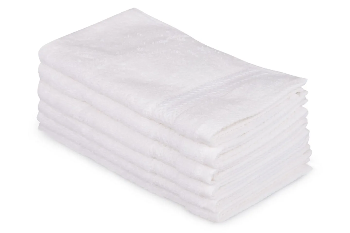 Handduk Hobby 30x50 cm 6-pack - Vit