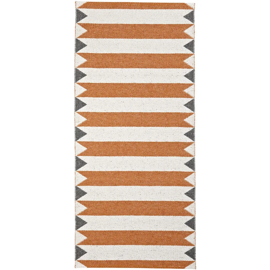 HORREDSMATTAN Outdoor-Teppich Peak Orange 70 cm 200 cm - Material: PVC - Outdoor-Teppich