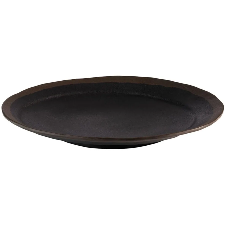 APS Teller Marone schwarz Melamin D 28 cm 1 Stk