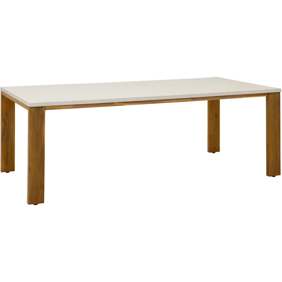 Gartentisch Damas elfenbein Akazie B 220 T 100 cm