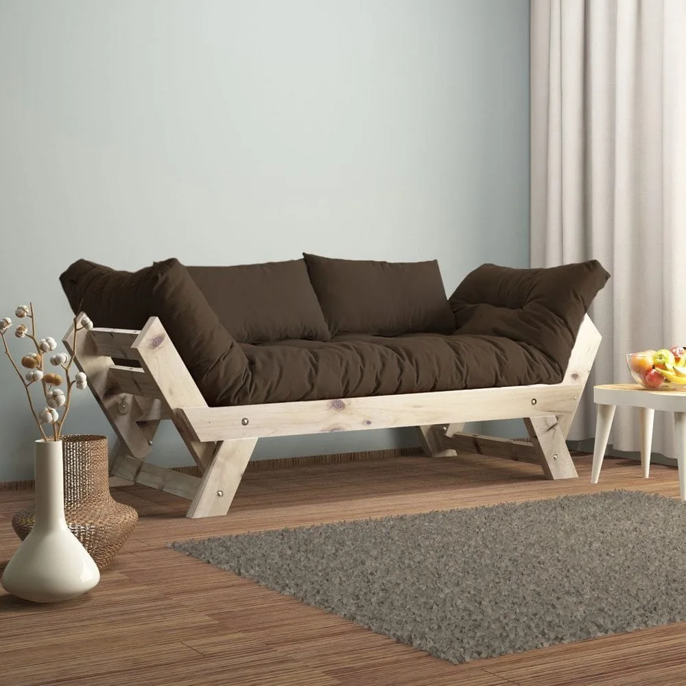 Zylar 2-sits Bäddsoffa - Brun/Natur