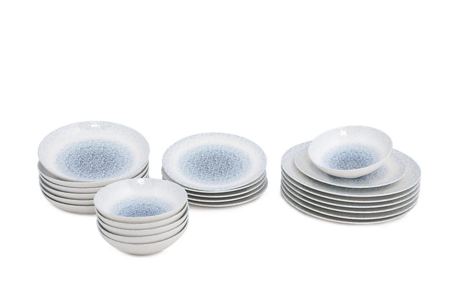 Subatan Tallriksset 24 Delar - Porslin/Vit