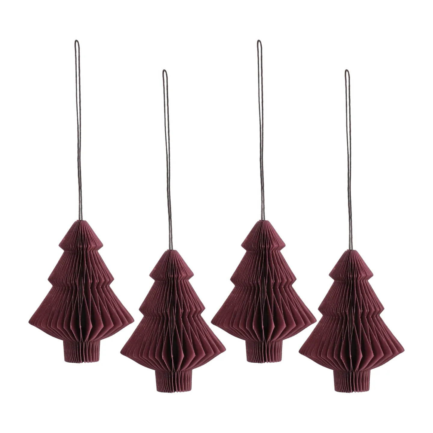 Scandi Living Tree julgranshänge 4-pack Red