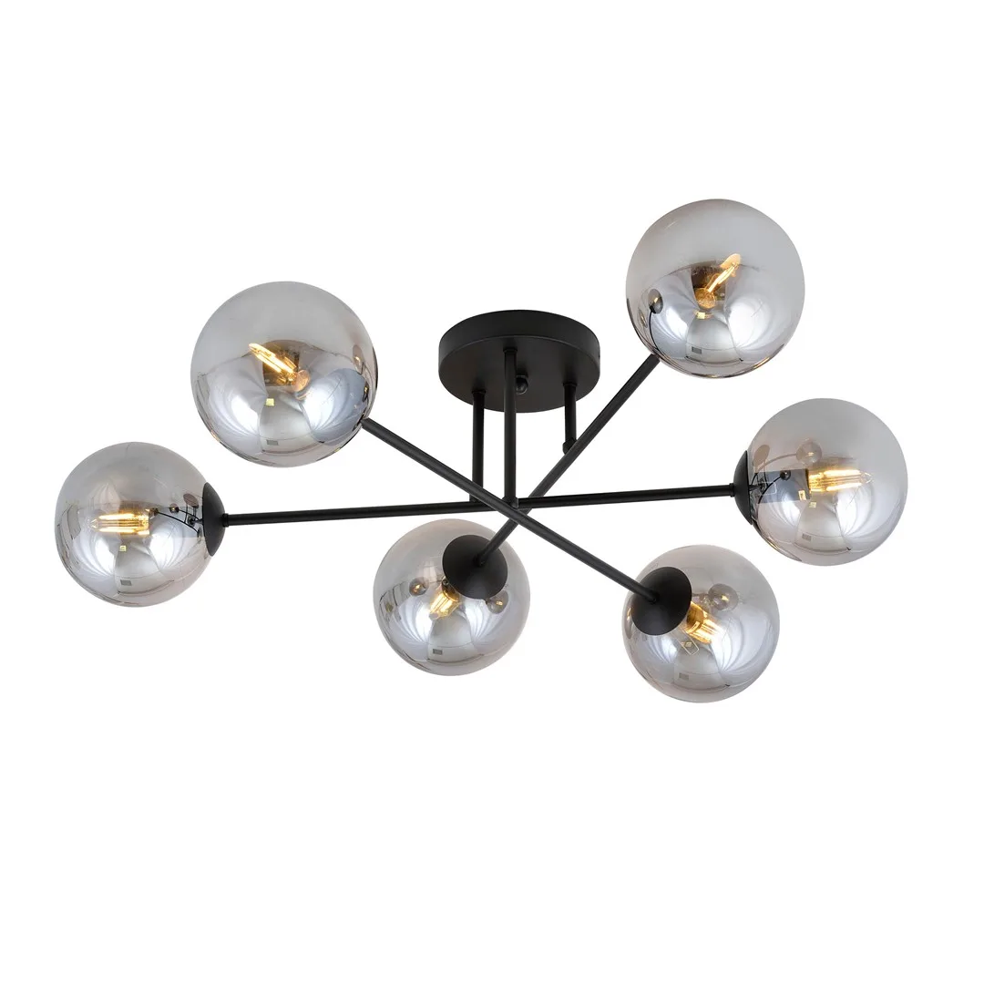 Emibig Lighting - Roma Ø75 - Takplafond - Rökfärgad