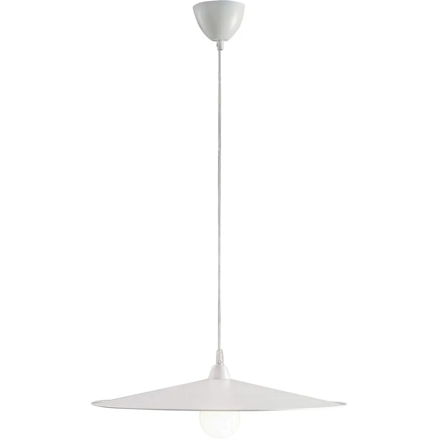 Pendellampe Klara Weiss Metall 200 cm