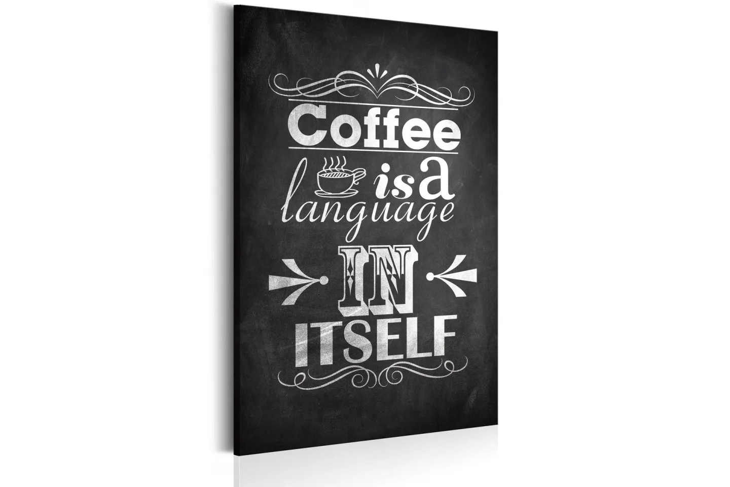 Tavla Coffee Language 80x120 cm -