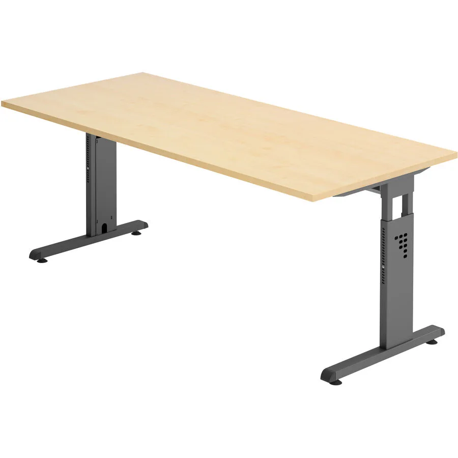 Schreibtisch Office Ahorn Holzwerkstoff B 180 T 80 cm