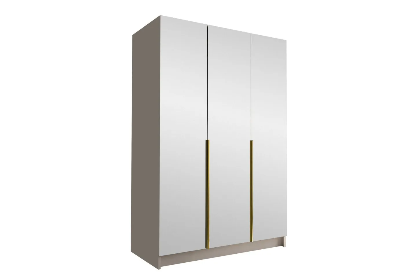 Herrljunga Garderob med Spegel 150 cm - Kashmir/Guld