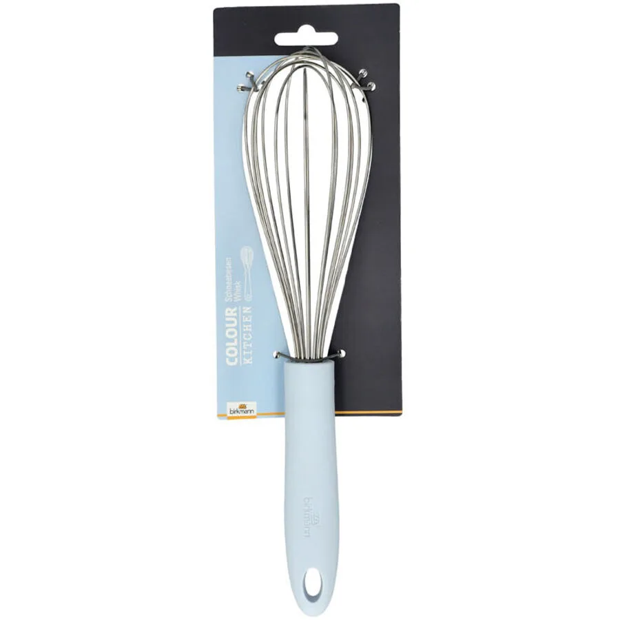 Birkmann Schneebesen Bake blau Edelstahl/Polypropylen B 9.5 cm