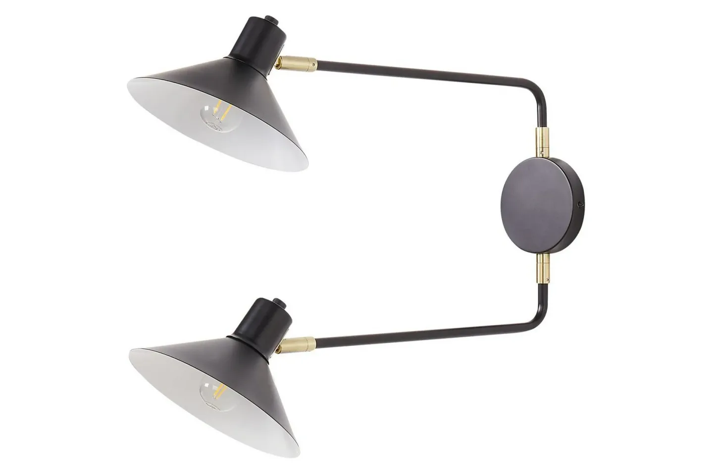 Paleki Vägglampa E27 - Svart