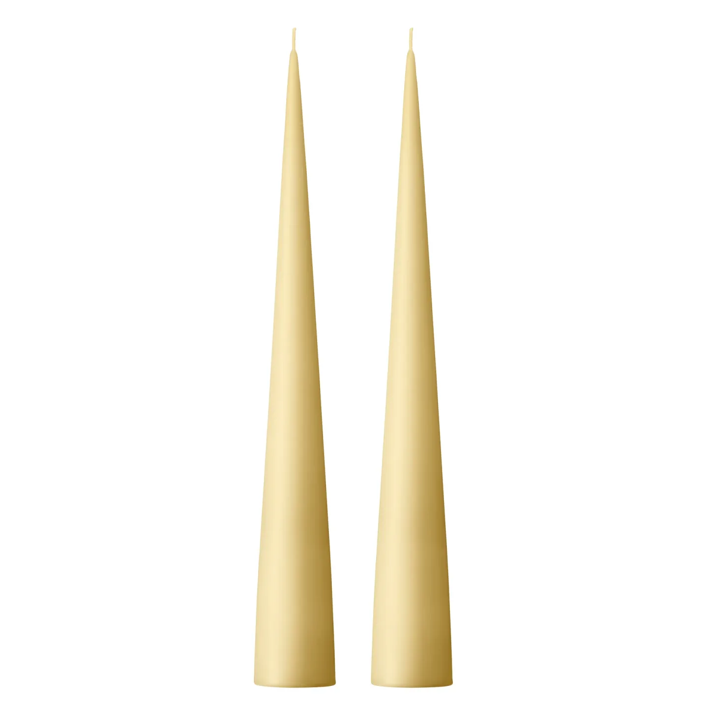 ester & erik ester & erik Kegelkerze 37cm 2er Pack matt Pale ginger 14