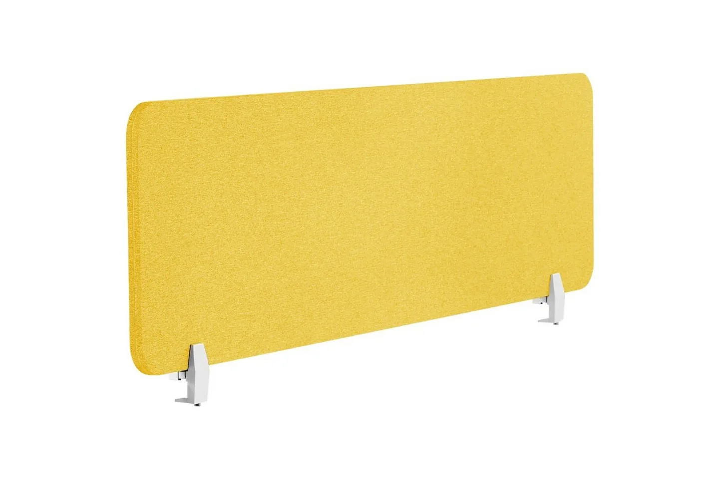 Skiljevägg för skrivbord Wally Gul, 160x2x40 cm - Gul, 160x2x40 cm