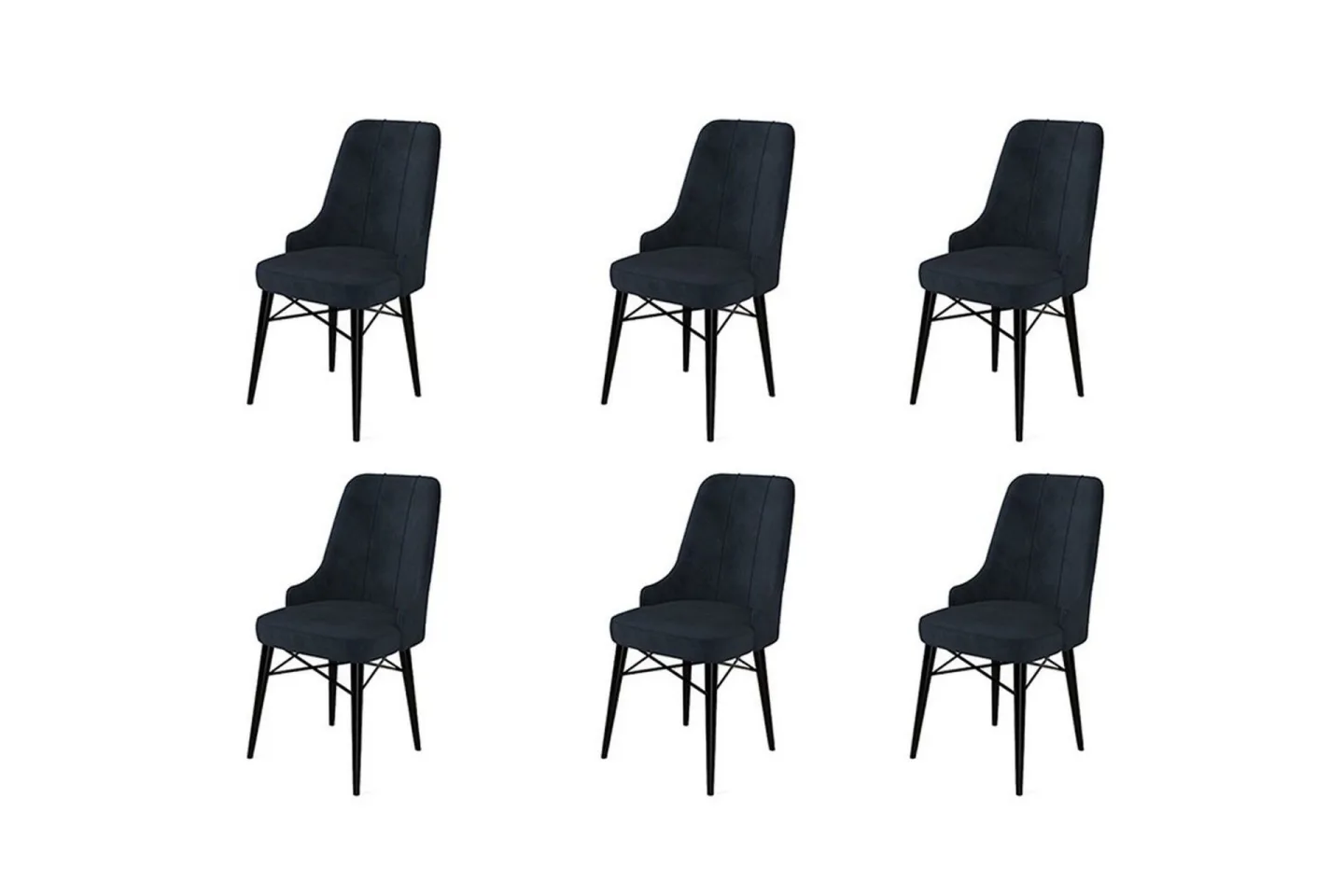 Matstol Jandela Antracit / Svart - Antracit / Svart