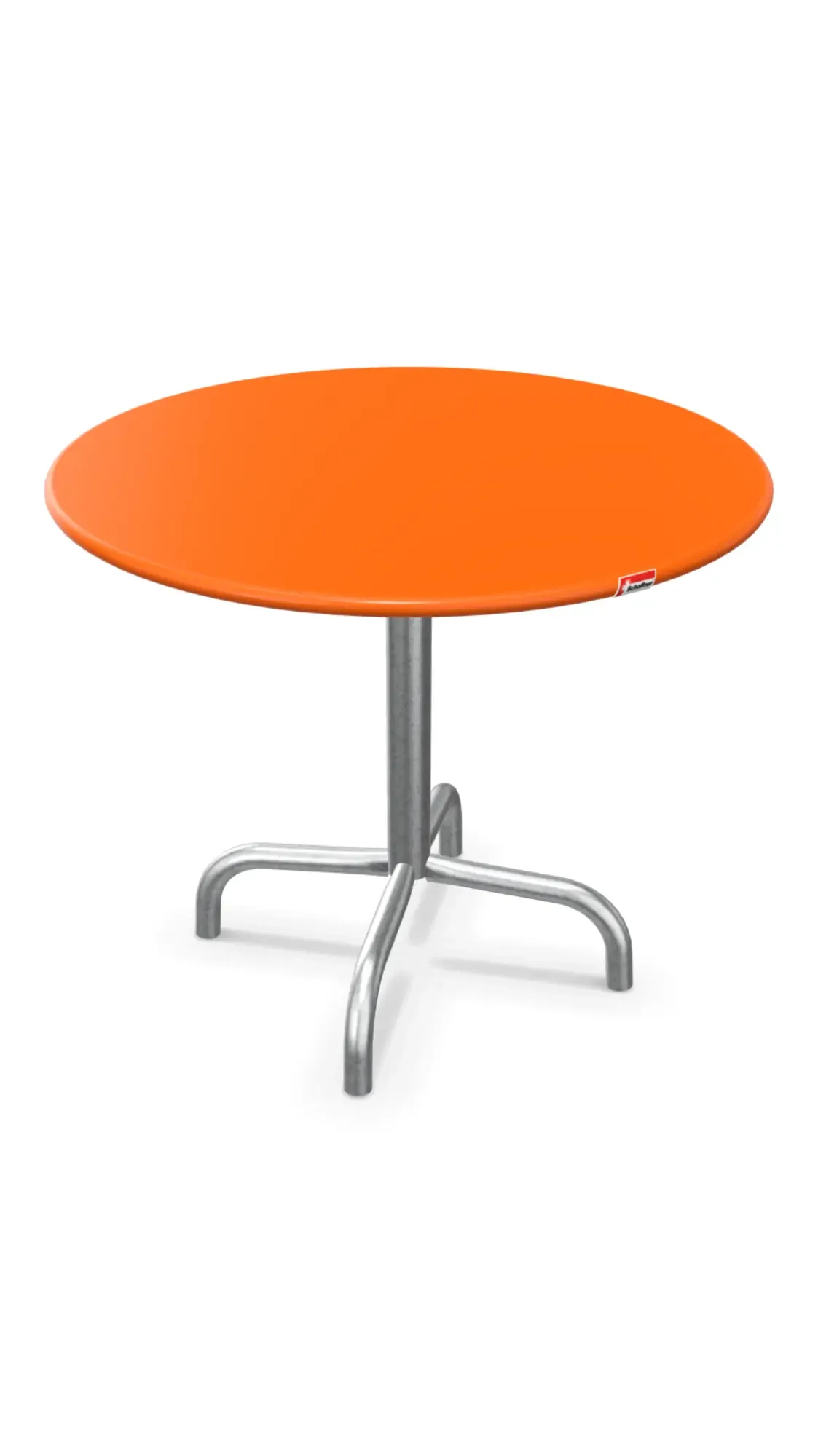 Schaffner Metall-Beistelltisch Rigi Feuerverzinkt Orange | Schubiger Möbel