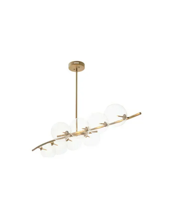 Spezia Chandelier Antique Brass