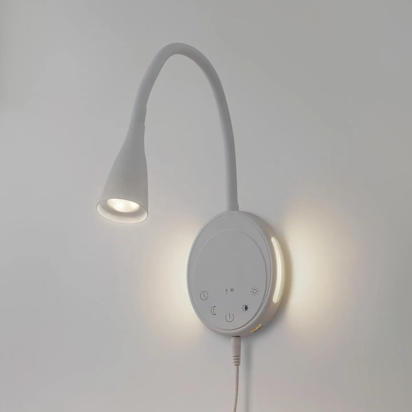 Zayna LED-Leseleuchte, CCT, weiß, USB, Timer, dimmbar - Lindby - Wohnzimmer - Modern - Aluminium - Einflammig
