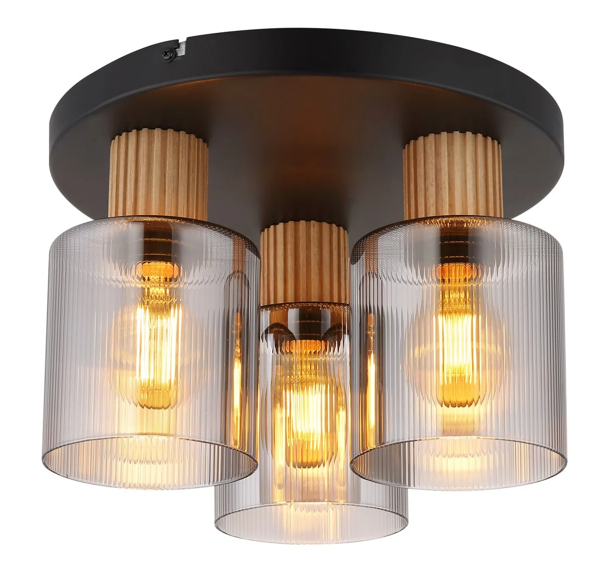 Globo Lighting - Aleidis 3 - Takplafond - Rökfärgad