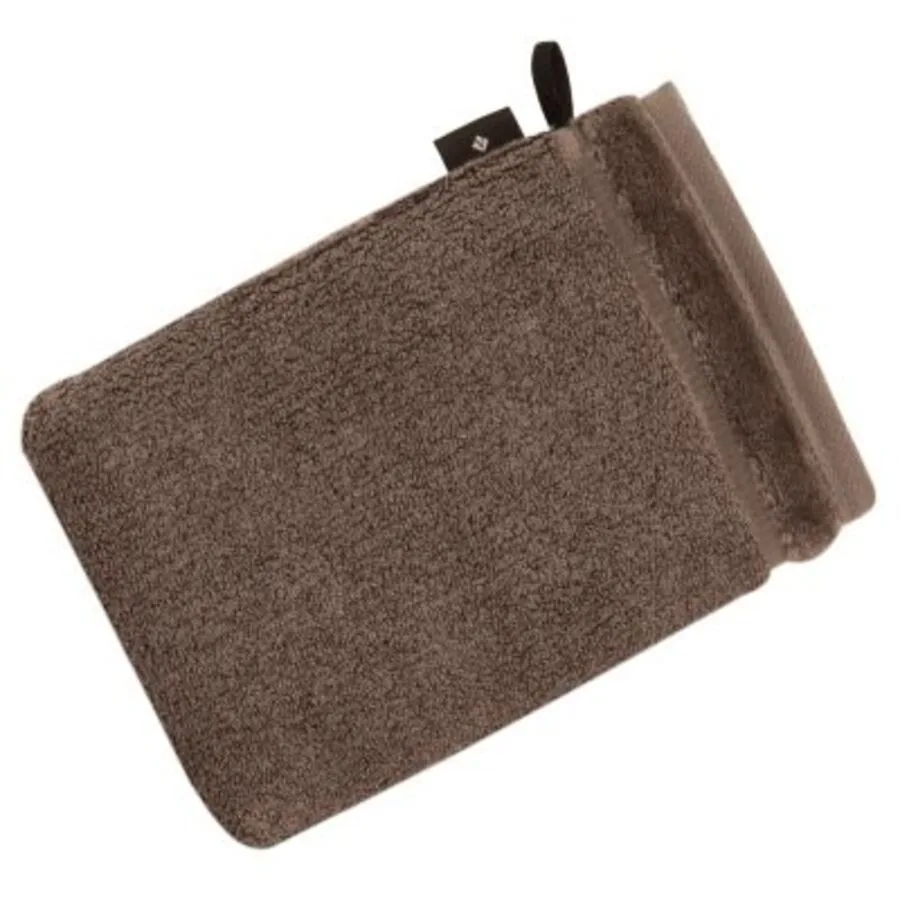 Vossen Waschhandschuh Pure Toffee 100% Bio-Baumwolle B 22 T 16 cm
