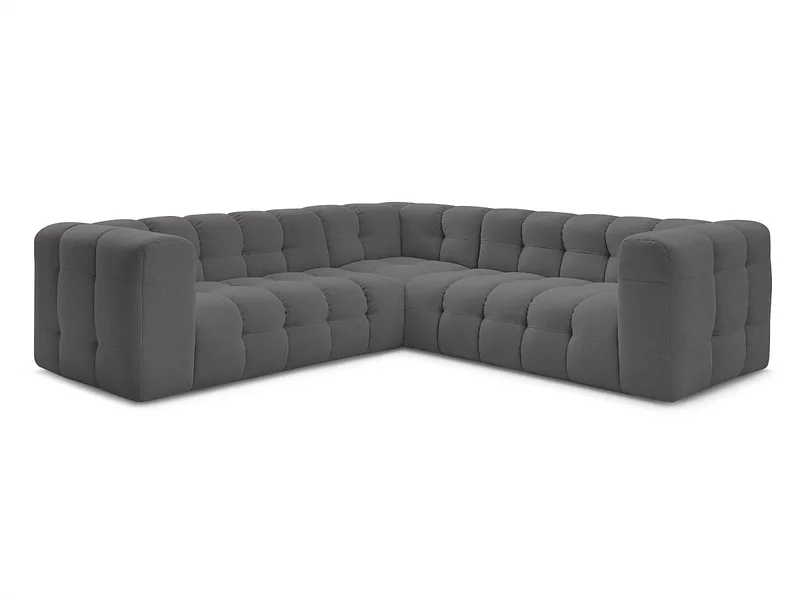 Ecksofa BOBOCHIC CLOUD Stoff dunkelgrau