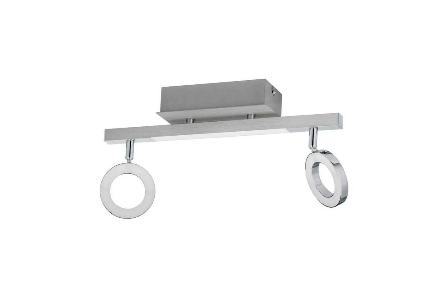 Spotlight Eglo Cardillio 1 med 2 Lampor - Krom/Silver