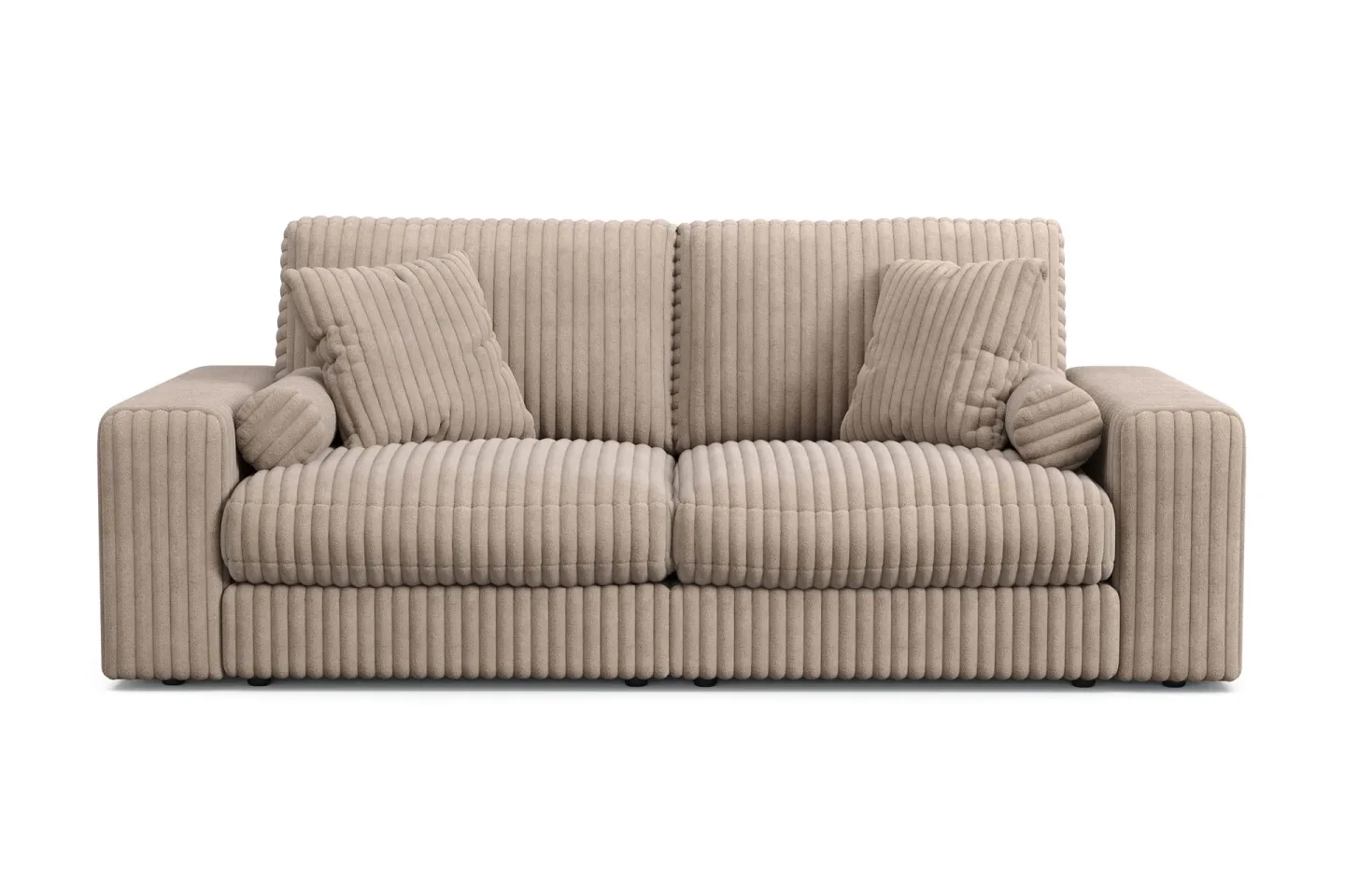 Adelsö by Gynning 3-sits Djup Soffa i bred Manchester - Greige
