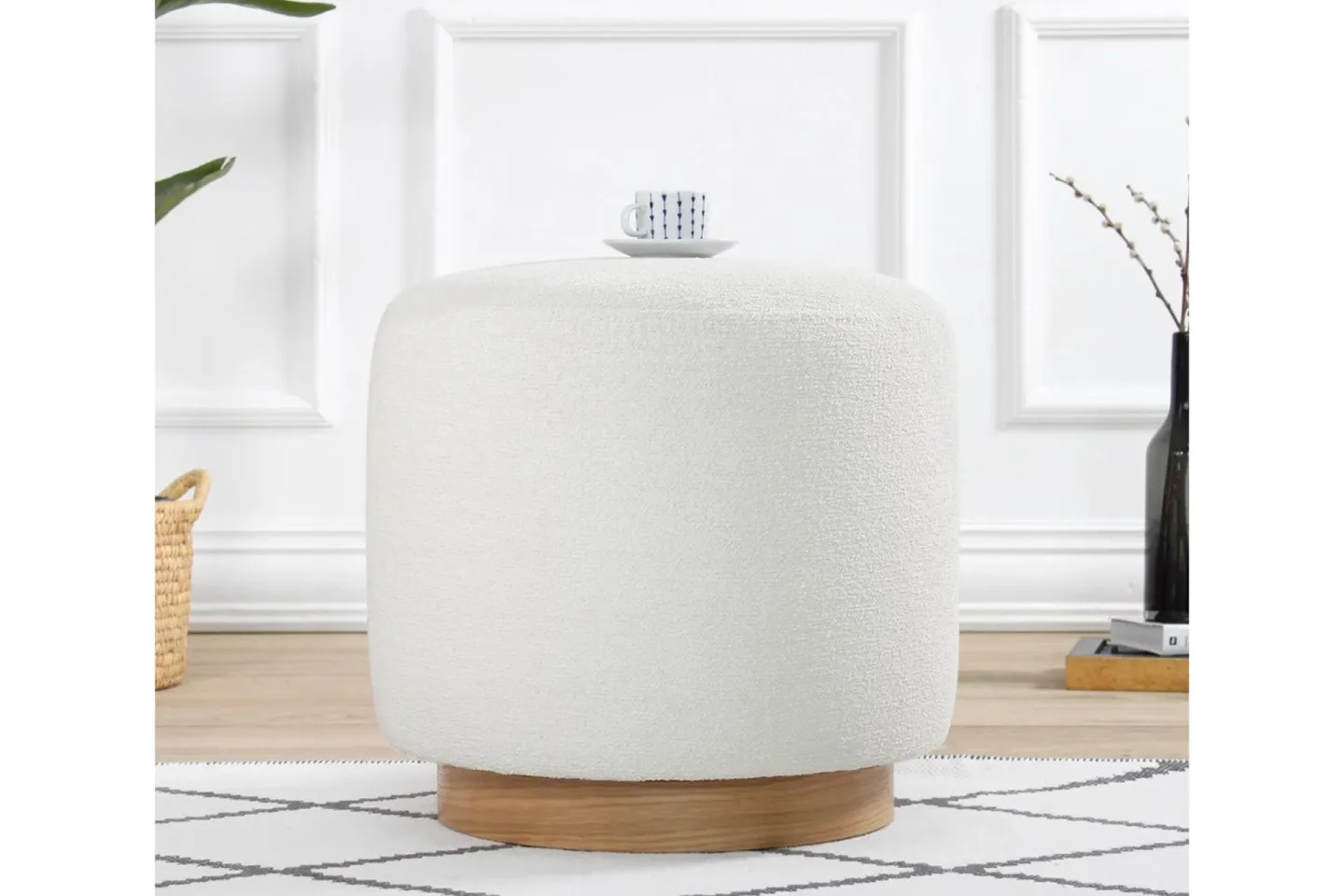 Namra Sittpuff 45 cm - Cream
