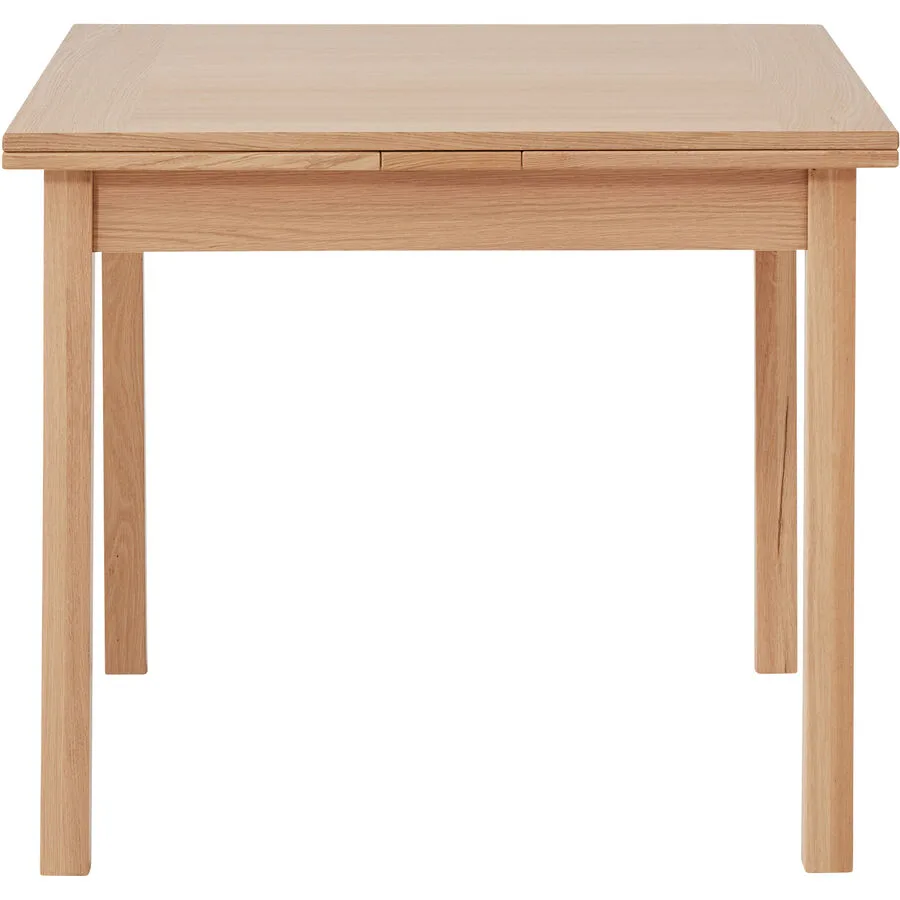 Esstisch Dirk Braun Holz 90 cm - Farbe: Eiche