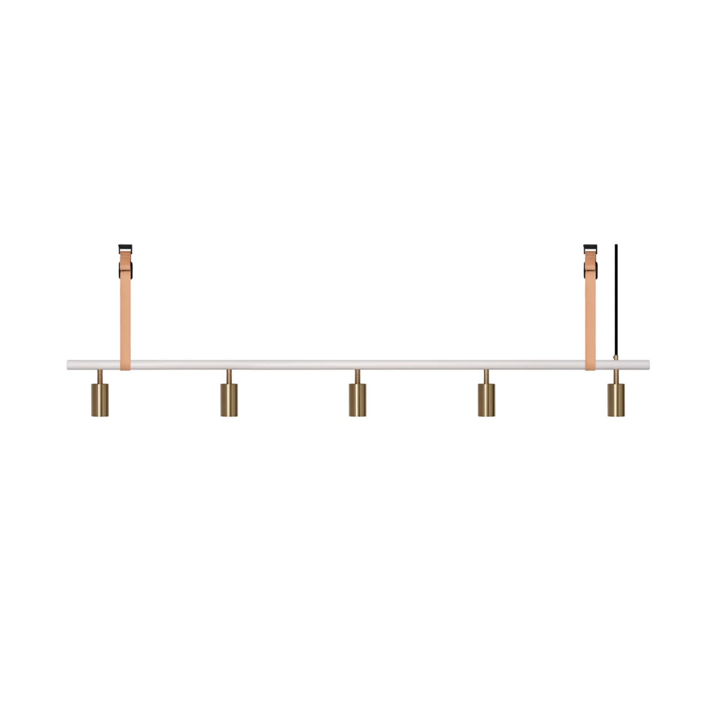 Rubn - Long John 5 White/Brass / Nature Leather - Takkronor - Niclas Hoflin - Guld,Vit