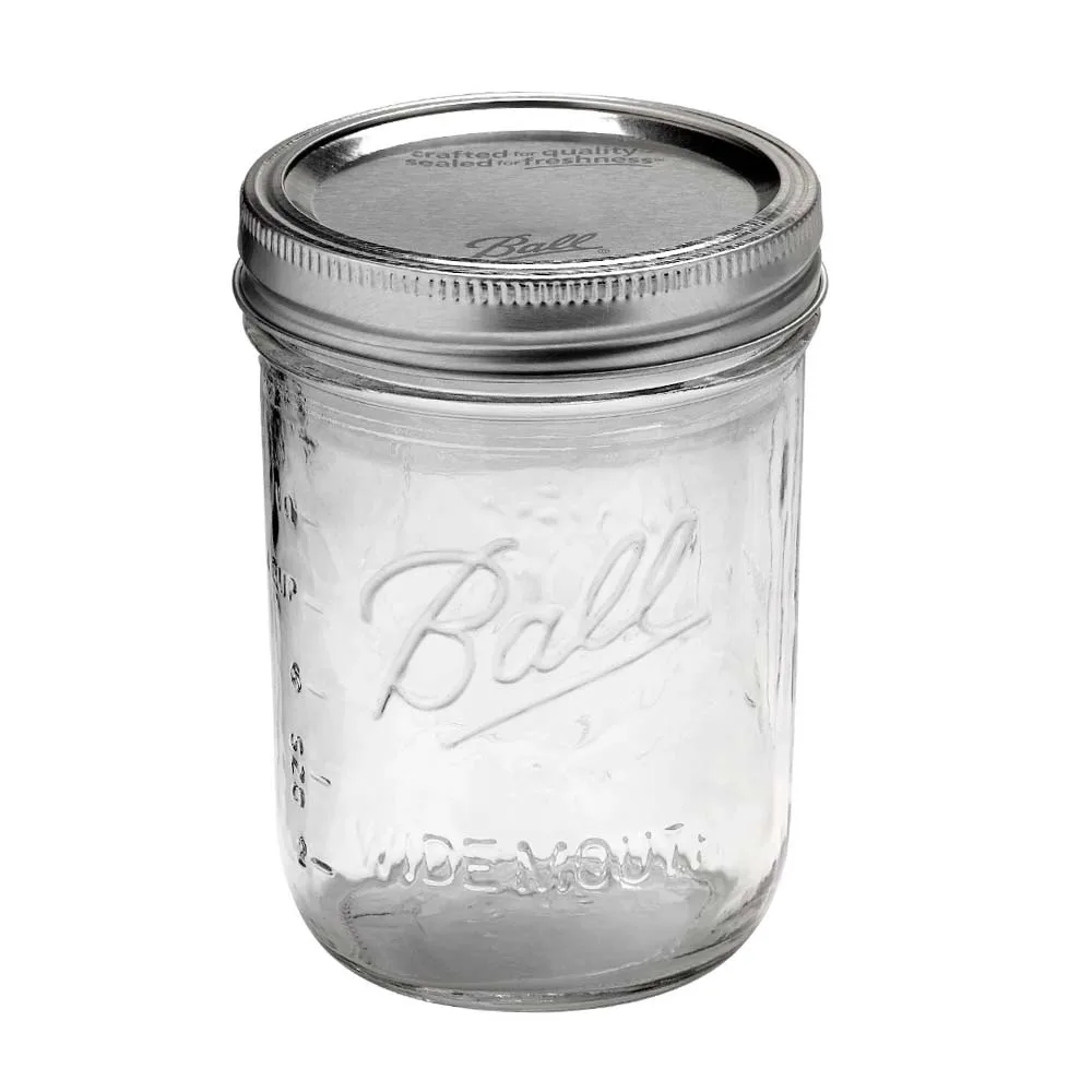 Mason jar - Pint 0,47 liter - Wide mouth
