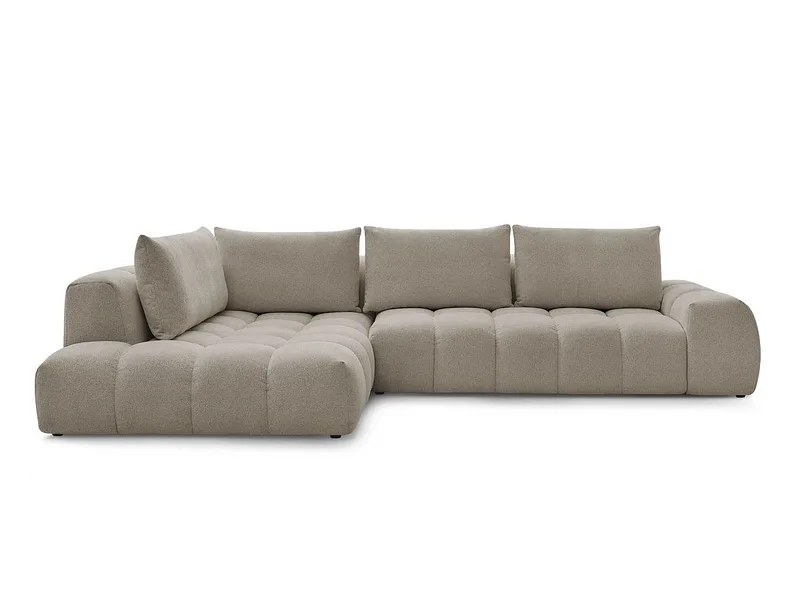 Ecksofa BOBOCHIC EVEREST Stoff chiniert taupe