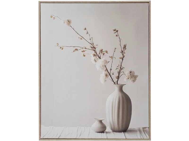 Leinwand bedruckt AYLIE 1 Stück beige 50x40x2.2cm