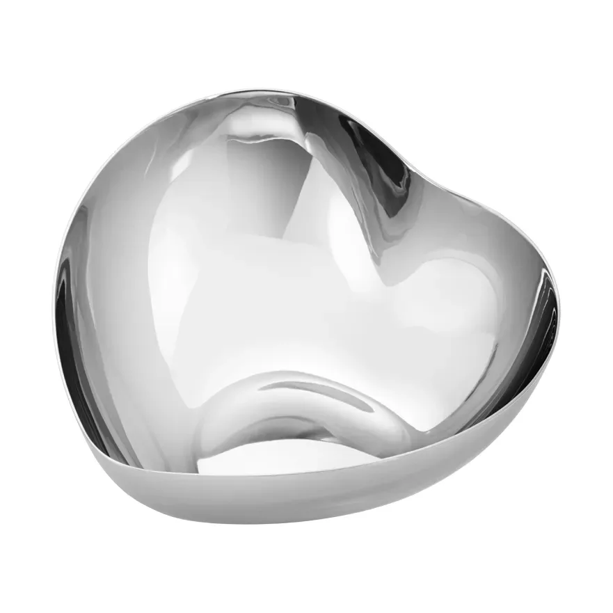 Georg Jensen Heart Tablett Silber, klein