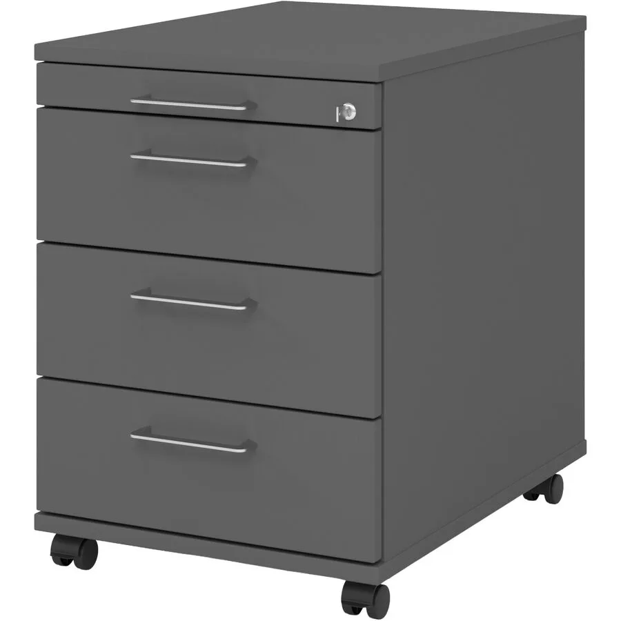 Rollcontainer Office basic graphit Holzwerkstoff B 42.8 H 59 cm
