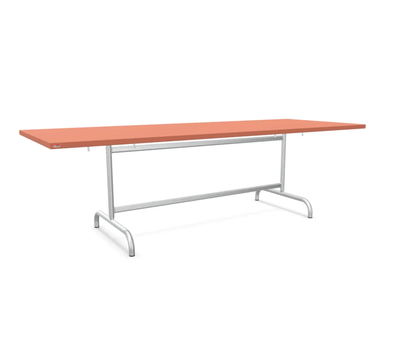 Schaffner Metall-Tisch Säntis Feuerverzinkt Braun | Schubiger Möbel