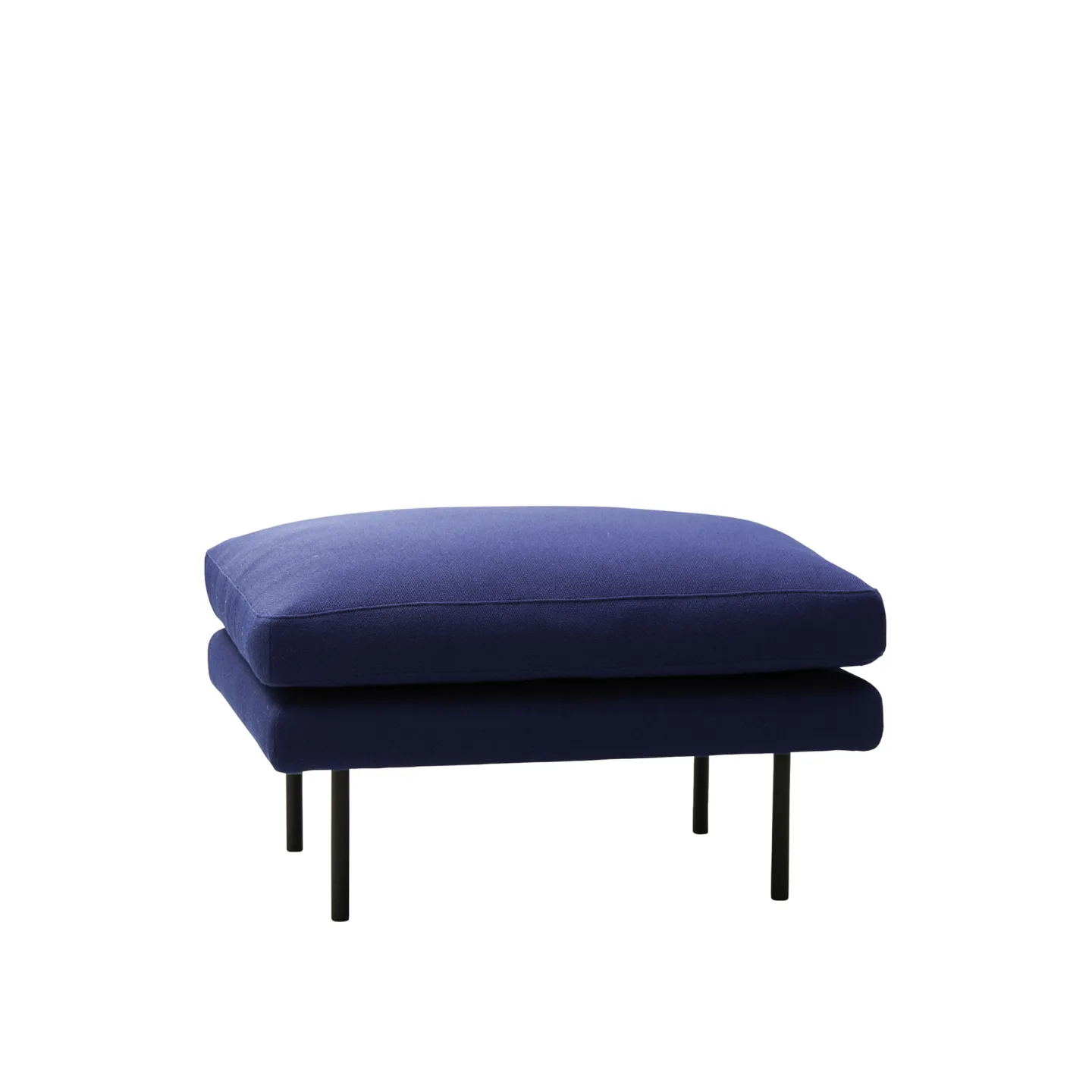 LK Hjelle - Frí Pouf Vidar 772 - Fotpallar - Jonas Stokke - Blå - Metall/Textilmaterial