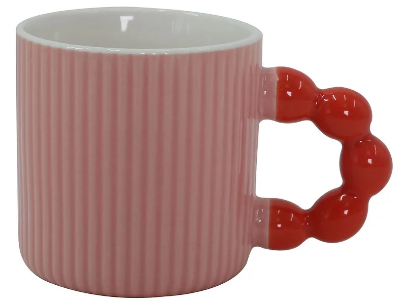 Kaffeebecher DOLLY 34cl porzellan rosa 1 Stück