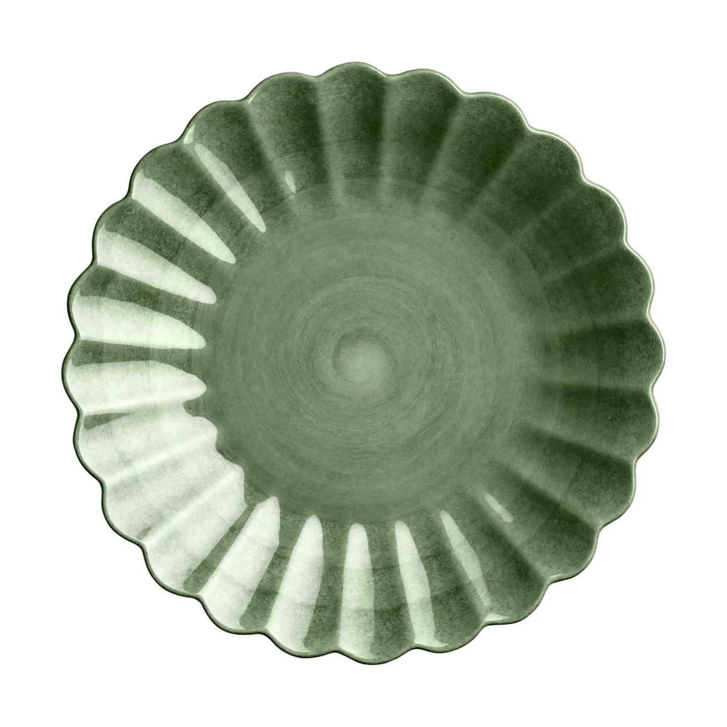 Mateus Oyster Teller 20cm Forest green